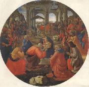 Domenico Ghirlandaio The Adoration of the Magi oil painting reproduction